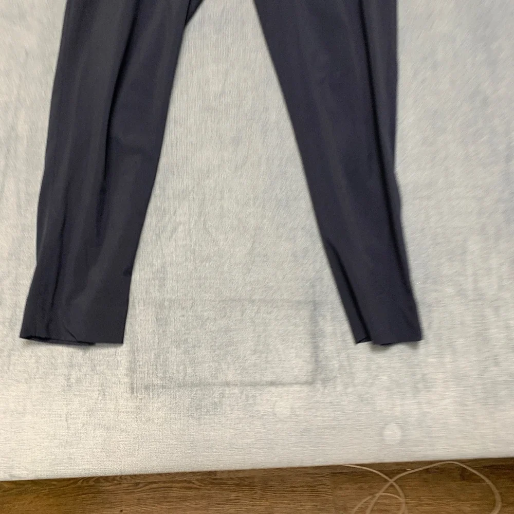 Banana Republic Airstretch Chino Pants Mens XS Black Slash Pockets Business